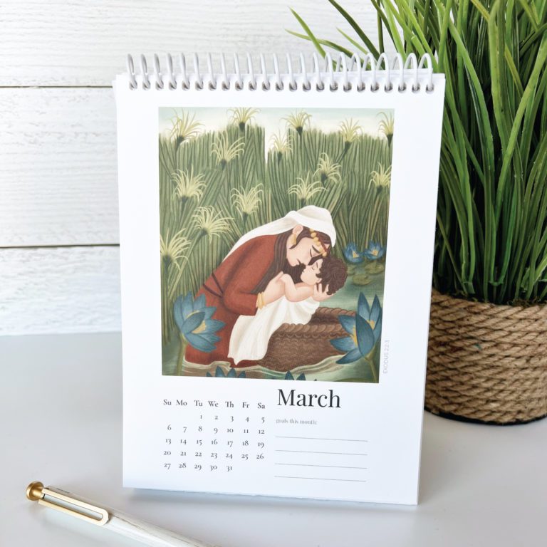 2022 Old Testament Desktop Calendar The Red Headed Hostess